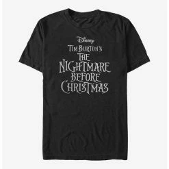 Top 10 ✨ Disney The Nightmare Before 🎅 Christmas Logo T-Shirt 🎁