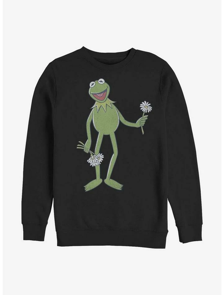 Coupon 🛒 Disney Muppets Big Kermit Crew Sweatshirt 👍