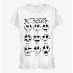 Outlet ✨ Disney The Nightmare Before 🎁 Christmas Jack Emotions 👧 Girls T-Shirt 🥰