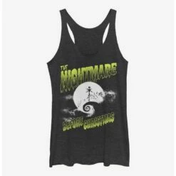 Discount 🛒 Disney The Nightmare Before 🎅 Christmas Spooky Nightmare 👧 Girls Tank 🔥