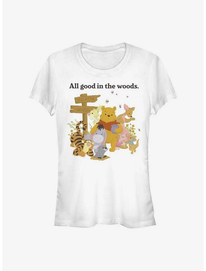 Top 10 👏 Disney Winnie The Pooh Pooh In The Woods 👧 Girls T-Shirt ✔️