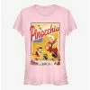 Budget 🎁 Disney Pinocchio Storybook Poster 👧 Girls T-Shirt 🥰