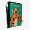 Flash Sale 🛒 Winne the Pooh Tigger Funny Zip Around Wallet 🧨