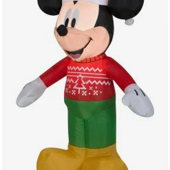 New ⭐ Disney Mickey Mouse Mickey In Ugly Sweater Small Airblown 🧨