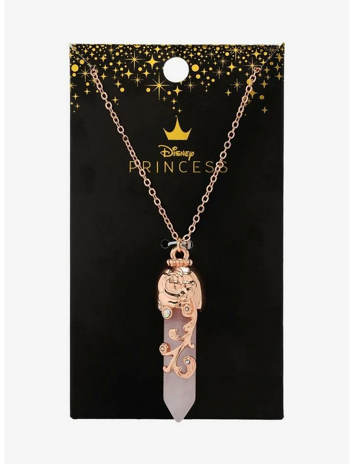 Promo 🔥 Disney Beauty And The Beast Rose Crystal Necklace 🔥 - Image 3