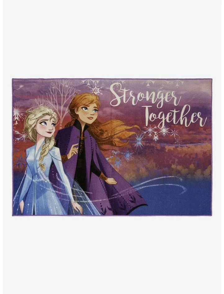 Best Sale ๐ Disney Frozen Stronger Together Rug โญ
