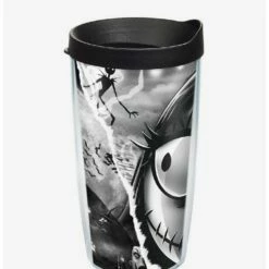 Cheapest 👍 The Nightmare Before ❄ Christmas Torn Collage 16oz Classic Tumbler With Lid 🎁