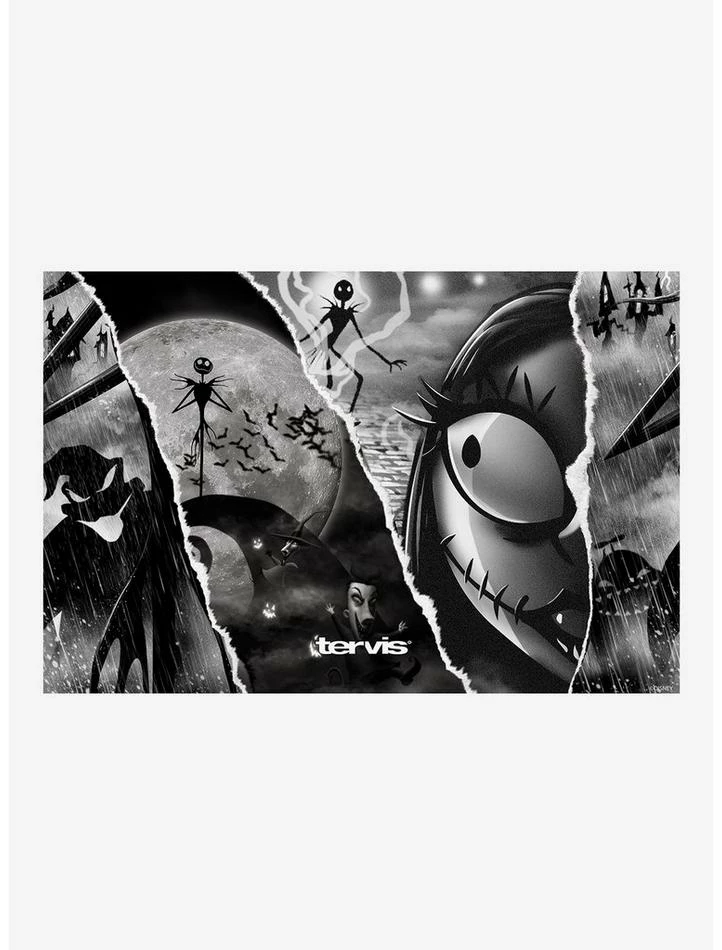 Best deal ⌛ The Nightmare Before ❄ Christmas Torn Collage 30oz Stainless Steel Tumbler With Lid 🔔 - Image 2