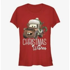 Flash Sale ⌛ Disney Pixar Cars 🎅 Christmas Wishes 👧 Girls T-Shirt 🔔
