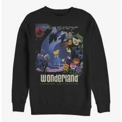 Top 10 ✨ Disney Alice In Wonderland Curiouser Crew Sweatshirt 👍