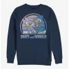 Outlet 🧨 Disney Donald Duck Daisy And Donald Crew Sweatshirt ❤️