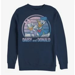 Outlet 🧨 Disney Donald Duck Daisy And Donald Crew Sweatshirt ❤️