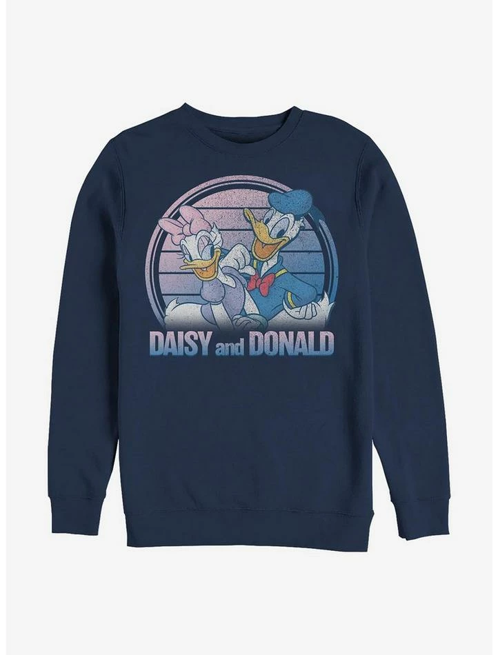 Outlet ๐งจ Disney Donald Duck Daisy And Donald Crew Sweatshirt โค๏ธ