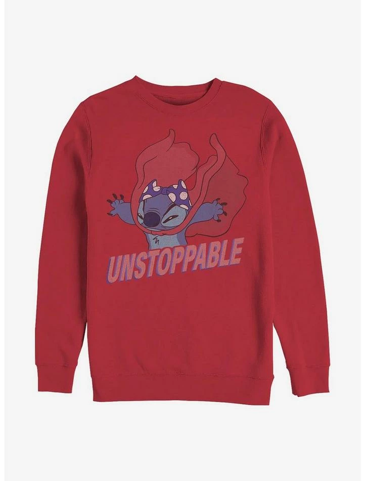 Buy 🥰 Disney Lilo & Stitch Unstoppable Stitch Crew Sweatshirt 👏
