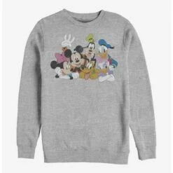 Best reviews of 🔥 Disney Mickey Mouse And Friends Group Crew Sweatshirt 😍
