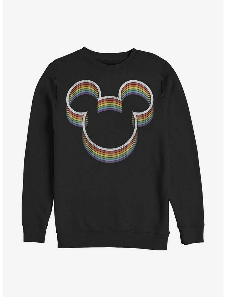 Top 10 ๐ Disney Mickey Mouse Rainbow Ears Crew Sweatshirt ๐