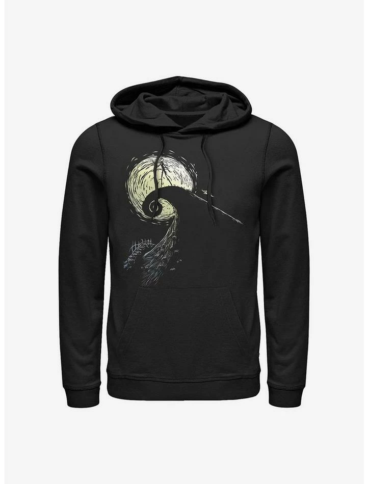 Promo 🥰 Disney The Nightmare Before ❄ Christmas Spiral Hill Jack Hoodie 🛒