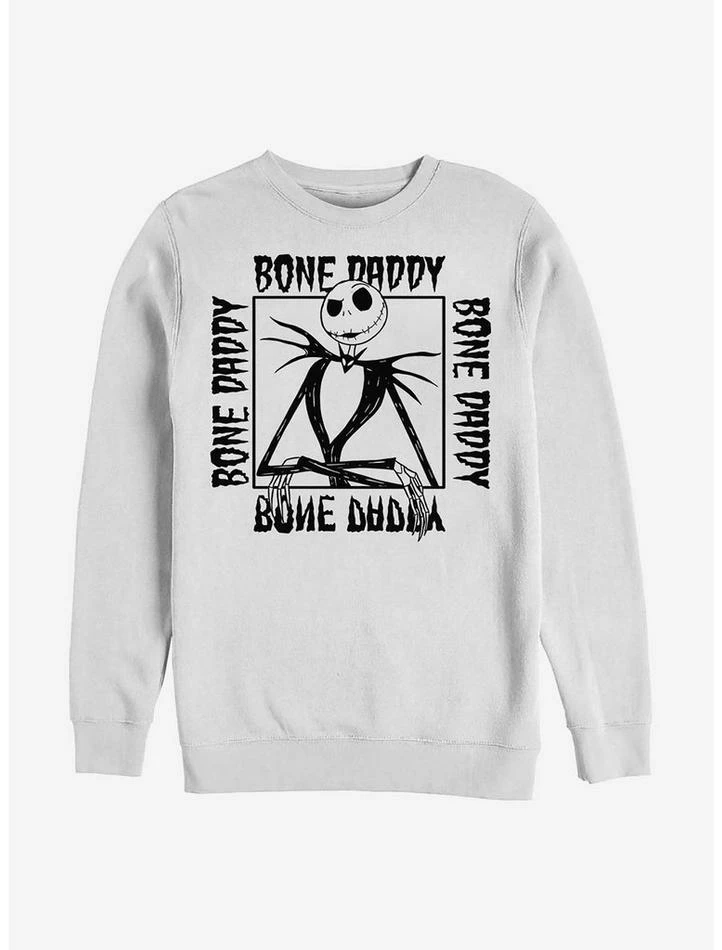 Wholesale ✔️ Disney The Nightmare Before 🎅 Christmas Bone Daddy Crew Sweatshirt 👍