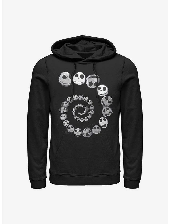 Top 10 🌟 Disney The Nightmare Before 🔔 Christmas Jack Emotions Spiral Hoodie 🔔