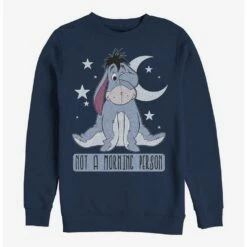 Wholesale 😍 Disney Winnie The Pooh Eeyore Rather Sleep Crew Sweatshirt 😉