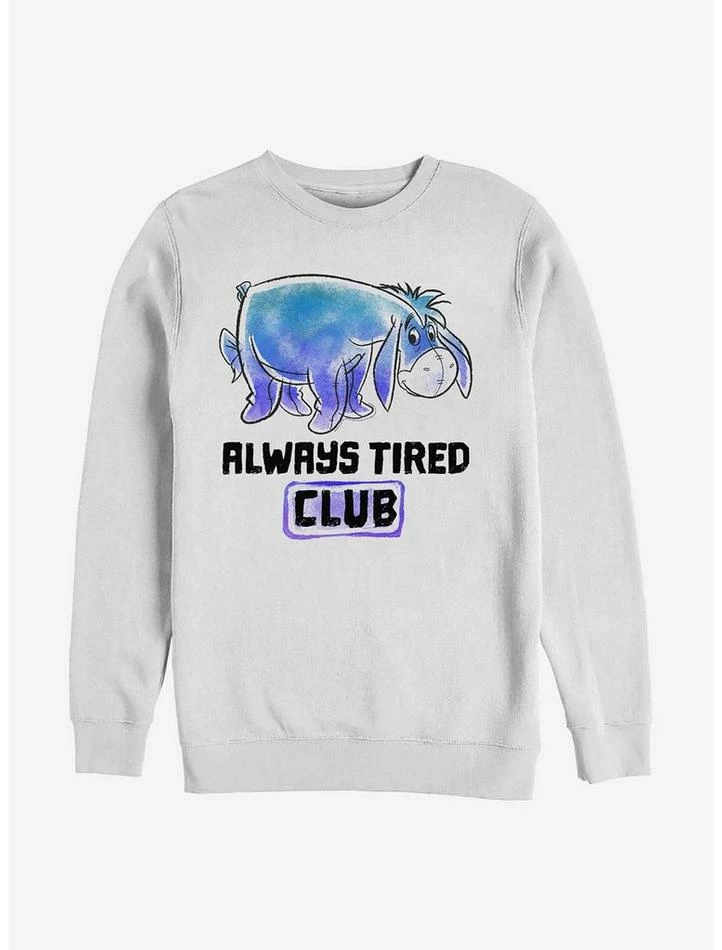 Cheap โ Disney Winnie The Pooh Eeyore Tired Club Crew Sweatshirt ๐