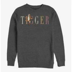 Promo 🔔 Disney Winnie The Pooh Tigger Fashion Crew Sweatshirt 🥰