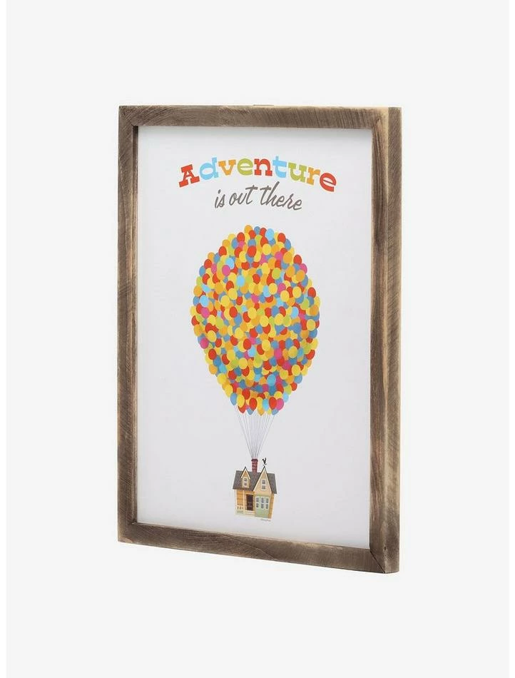 Best reviews of ๐ฏ Disney Pixar Up Adventure Is Out There Up Framed Wood Wall Decor ๐งจ - Image 2