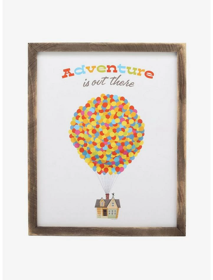 Best reviews of ๐ฏ Disney Pixar Up Adventure Is Out There Up Framed Wood Wall Decor ๐งจ
