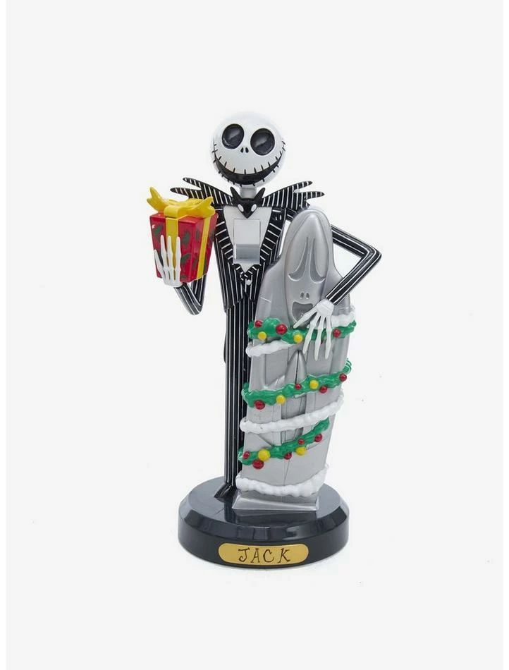Promo 💯 The Nightmare Before 🎅 Christmas Jack Skellington Nutcracker Figurine 🛒