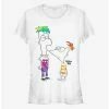 Discount 🛒 Disney Phineas And Ferb Boys Of Tie Dye 👧 Girls T-Shirt 💯