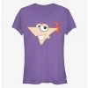 Best deal 🛒 Disney Phineas And Ferb Large Phineas 👧 Girls T-Shirt ⌛
