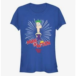 Deals 💯 Disney Phineas And Ferb Man Of Action 👧 Girls T-Shirt 👏