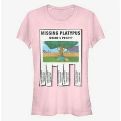 Top 10 👍 Disney Phineas And Ferb Missing Platypus 👧 Girls T-Shirt ✔️