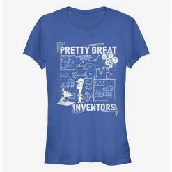Deals 🎉 Disney Phineas And Ferb Really Great Inventors 👧 Girls T-Shirt 👏