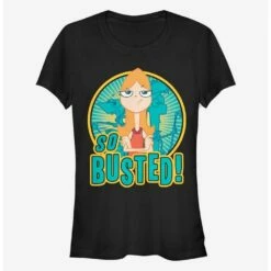 Deals 😍 Disney Phineas And Ferb So Busted 👧 Girls T-Shirt 🥰