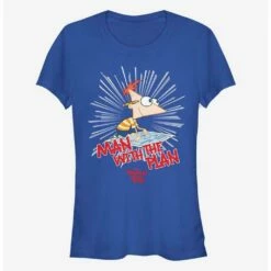 Discount 😍 Disney Phineas And Ferb The Plan Man 👧 Girls T-Shirt 😍