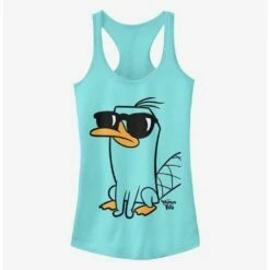 Hot Sale 😉 Disney Phineas And Ferb Cool Perry 👧 Girls Tank ⌛