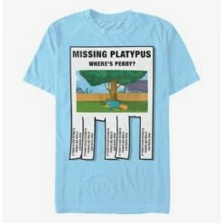 Wholesale 😀 Disney Phineas And Ferb Missing Platypus T-Shirt 👏