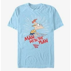 Budget 🤩 Disney Phineas And Ferb The Plan Man T-Shirt ❤️