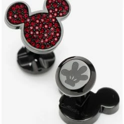 Buy 🤩 Disney Mickey Mouse Maroon Crystal Cufflinks 🤩