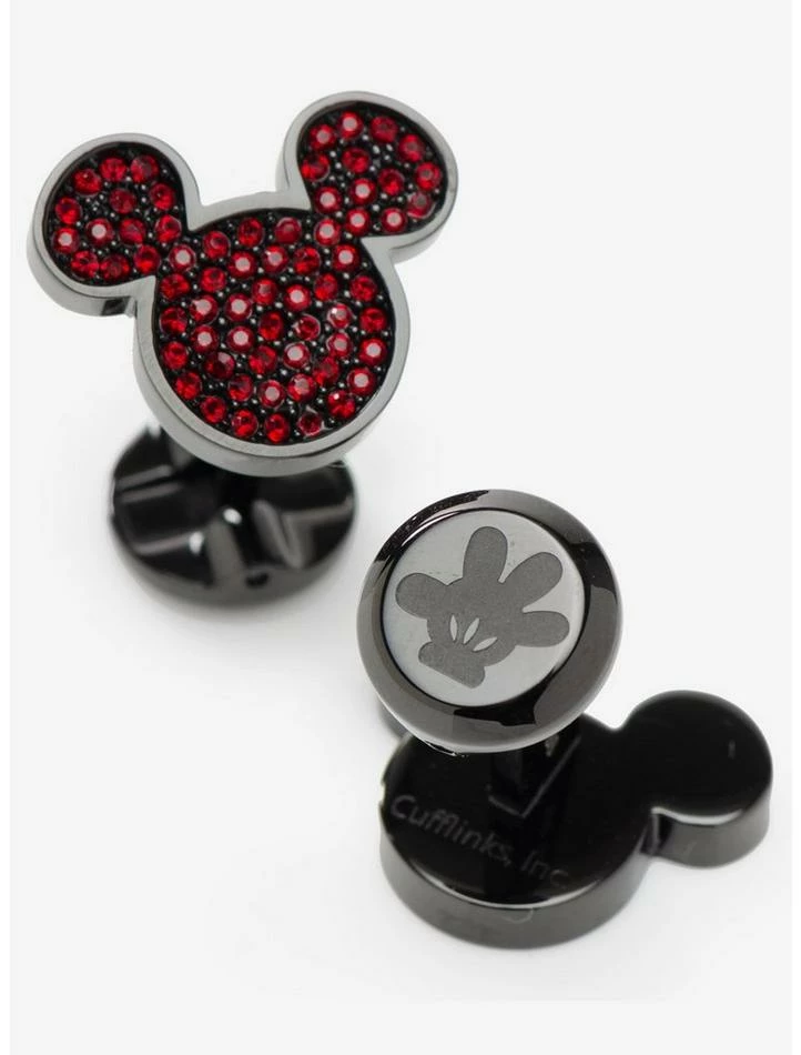 Buy ๐คฉ Disney Mickey Mouse Maroon Crystal Cufflinks ๐คฉ