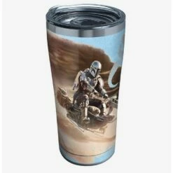 Outlet 🥰 Star Wars The Mandalorian Desert Ride 20oz Stainless Steel Tumbler With Lid 😍
