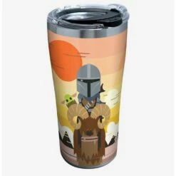 Cheap 🔥 Star Wars The Mandalorian Geo Pop GRP 20oz Stainless Steel Tumbler With Lid ✨