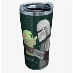 Deals 💯 Star Wars The Mandalorian Geo Pop Moment 20oz Stainless Steel Tumbler With Lid 💯
