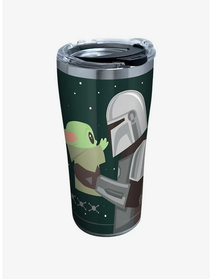 Deals 💯 Star Wars The Mandalorian Geo Pop Moment 20oz Stainless Steel Tumbler With Lid 💯