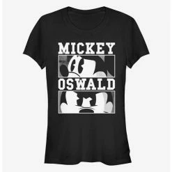 Best reviews of ❤️ Disney Epic Mickey Character Lockups B&W 👧 Girls T-Shirt 🧨