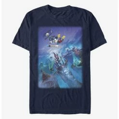 Best deal 🎉 Disney Epic Mickey Flying By Poster T-Shirt 🧨