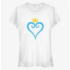 Flash Sale ⌛ Disney Kingdom Hearts Heart And Crown 👧 Girls T-Shirt ✔️