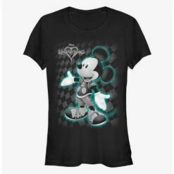 Discount 🔔 Disney Kingdom Hearts Mickey Hearts 👧 Girls T-Shirt 🎉