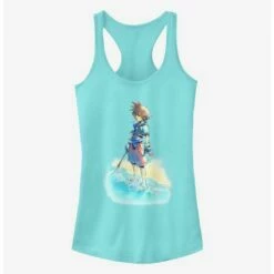 Promo 🎁 Disney Kingdom Hearts Beach Sora 👧 Girls Tank ✨